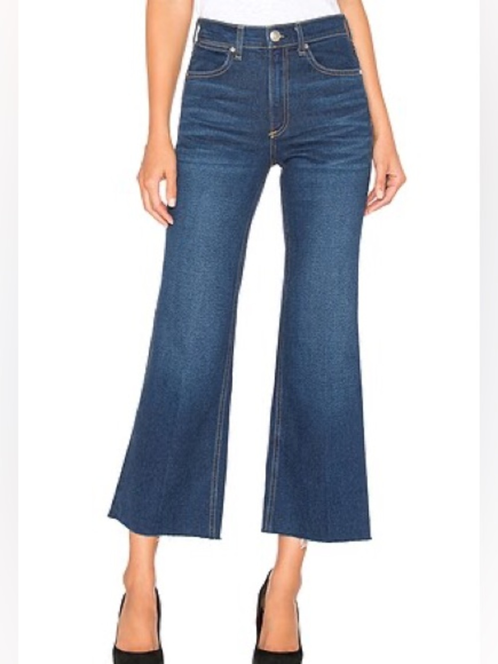 Rag & Bone Justine High Rise Kick Flare Crop
